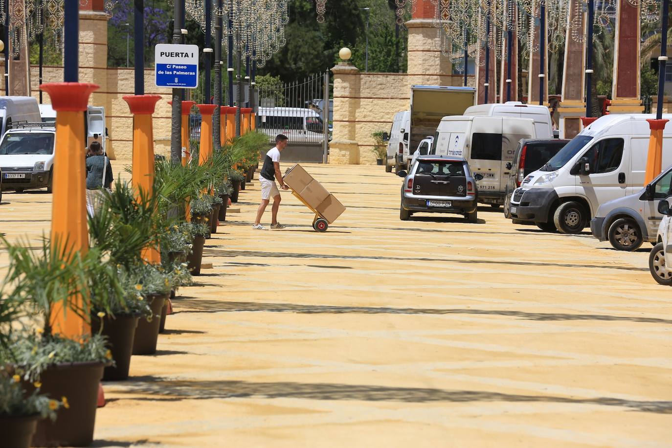 Fotos: Todo listo para la Feria de Jerez 2023