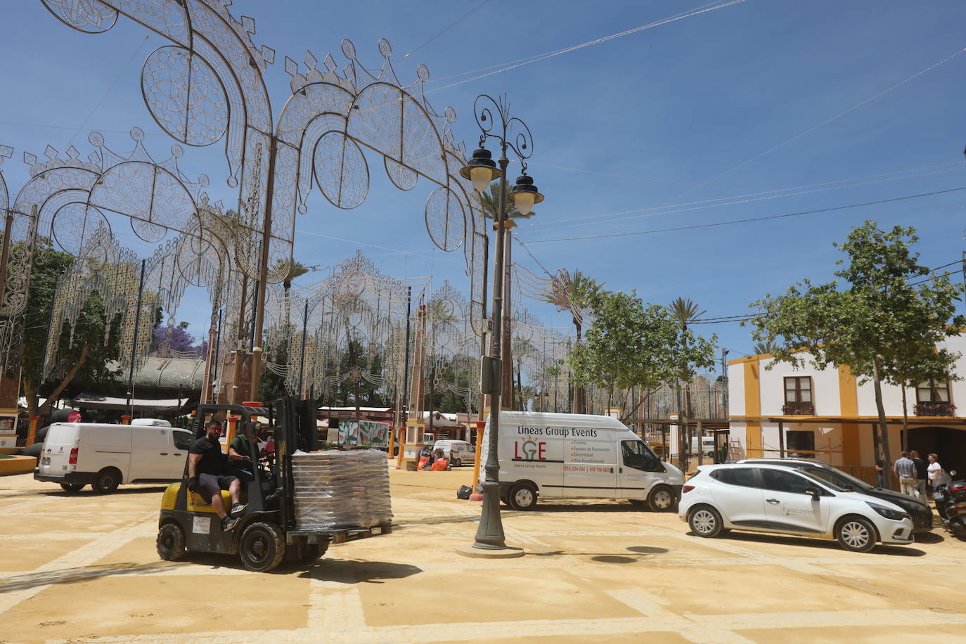 Fotos Todo listo para la Feria de Jerez 2023