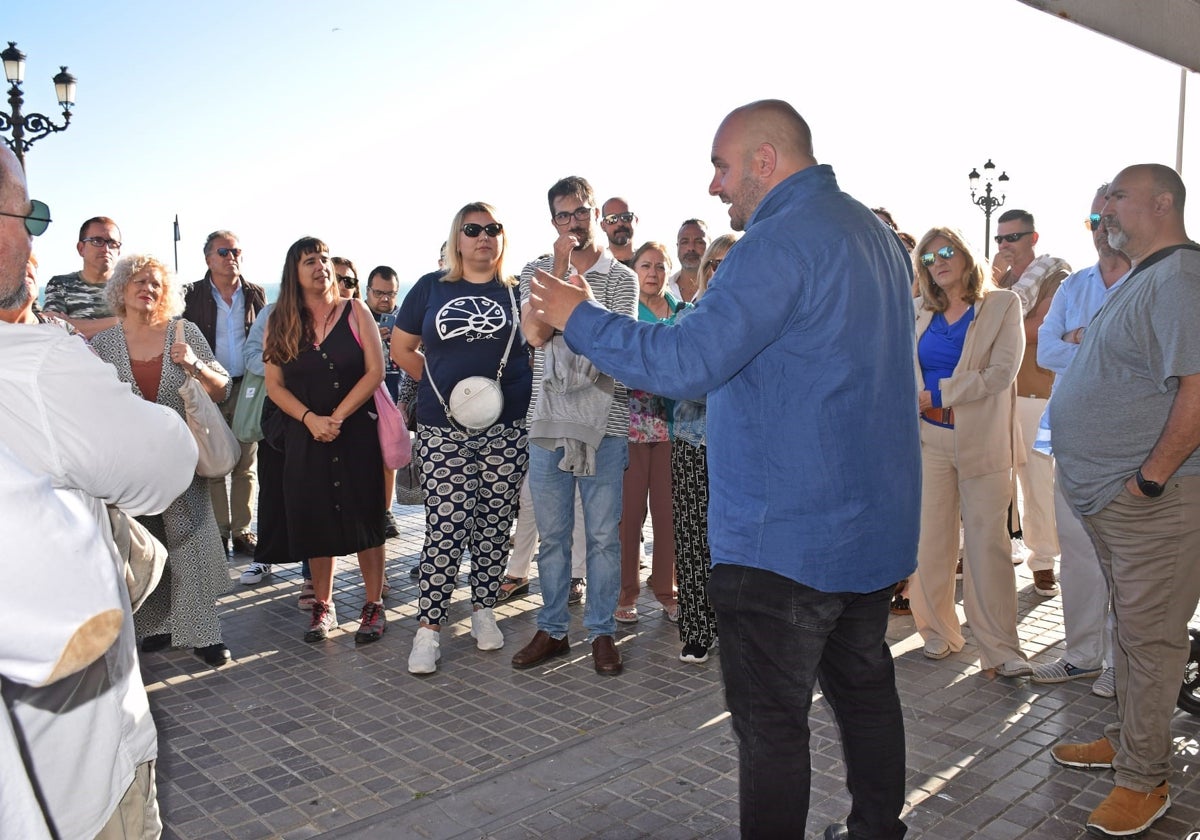 El candidato de Ahora Cádiz, Eugenio Belgrano.