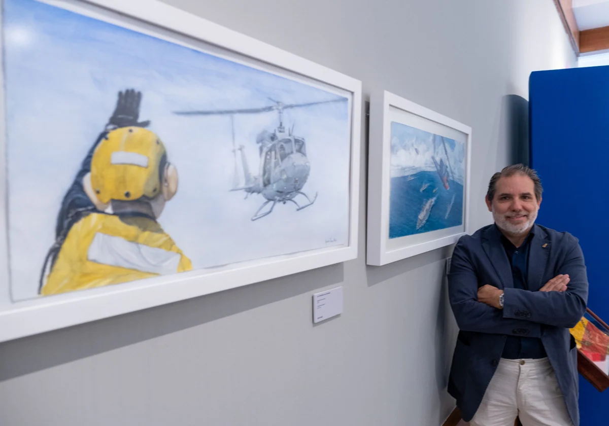 Agustín Paloma inaugura su primera exposición en el Museo Naval el próximo 26 de mayo.