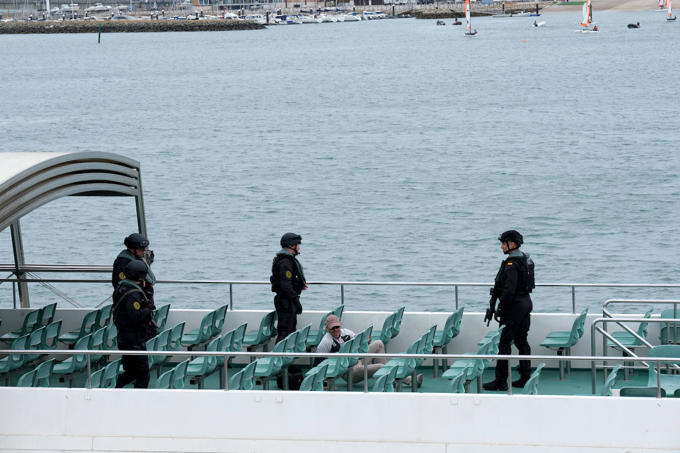Fotos: Así ha sido la exhibición de medios de seguridad marítima de la Guardia Civil