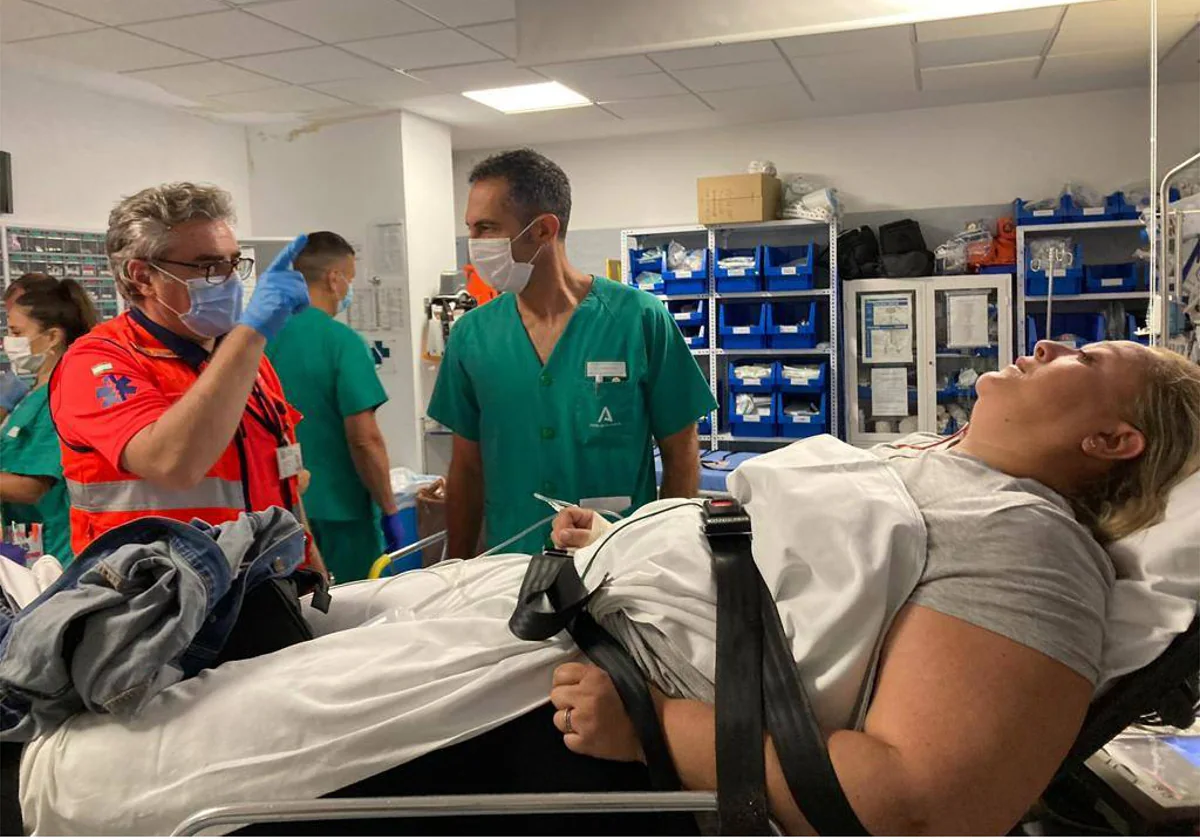 El Hospital de Jerez y el 061 analizan su capacidad de respuesta ante un ictus a través de un simulacro