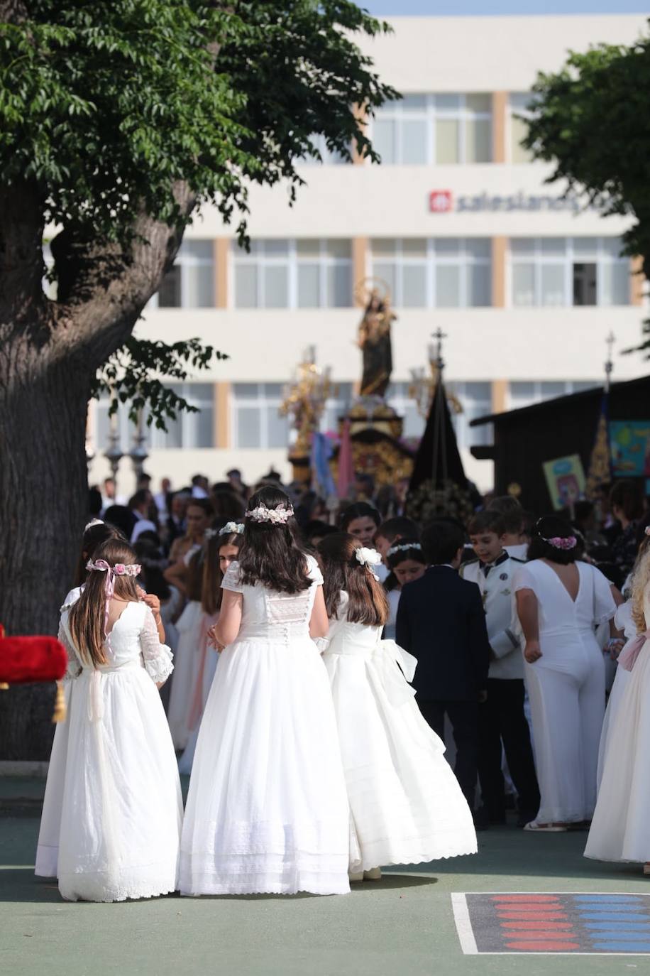Fotos: Así ha sido la procesión de María Auxiliadora en Cádiz