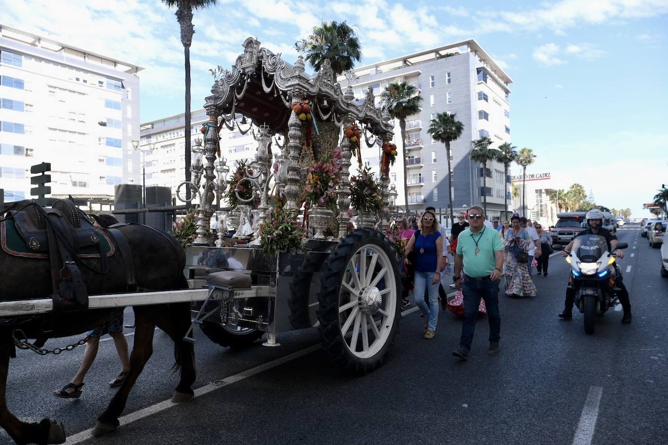 Fotos: Los romeros gaditanos de vuelta a casa