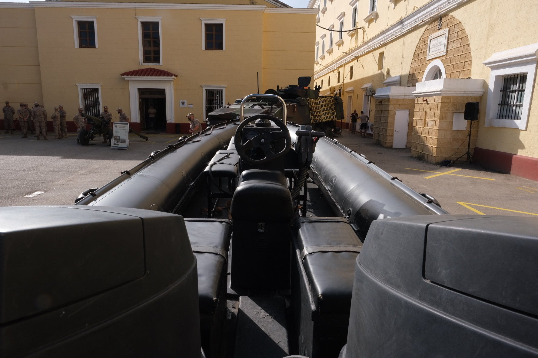 En imágenes: Exhibición de material y vehículos de Infantería de Marina en el Tercio de Armada