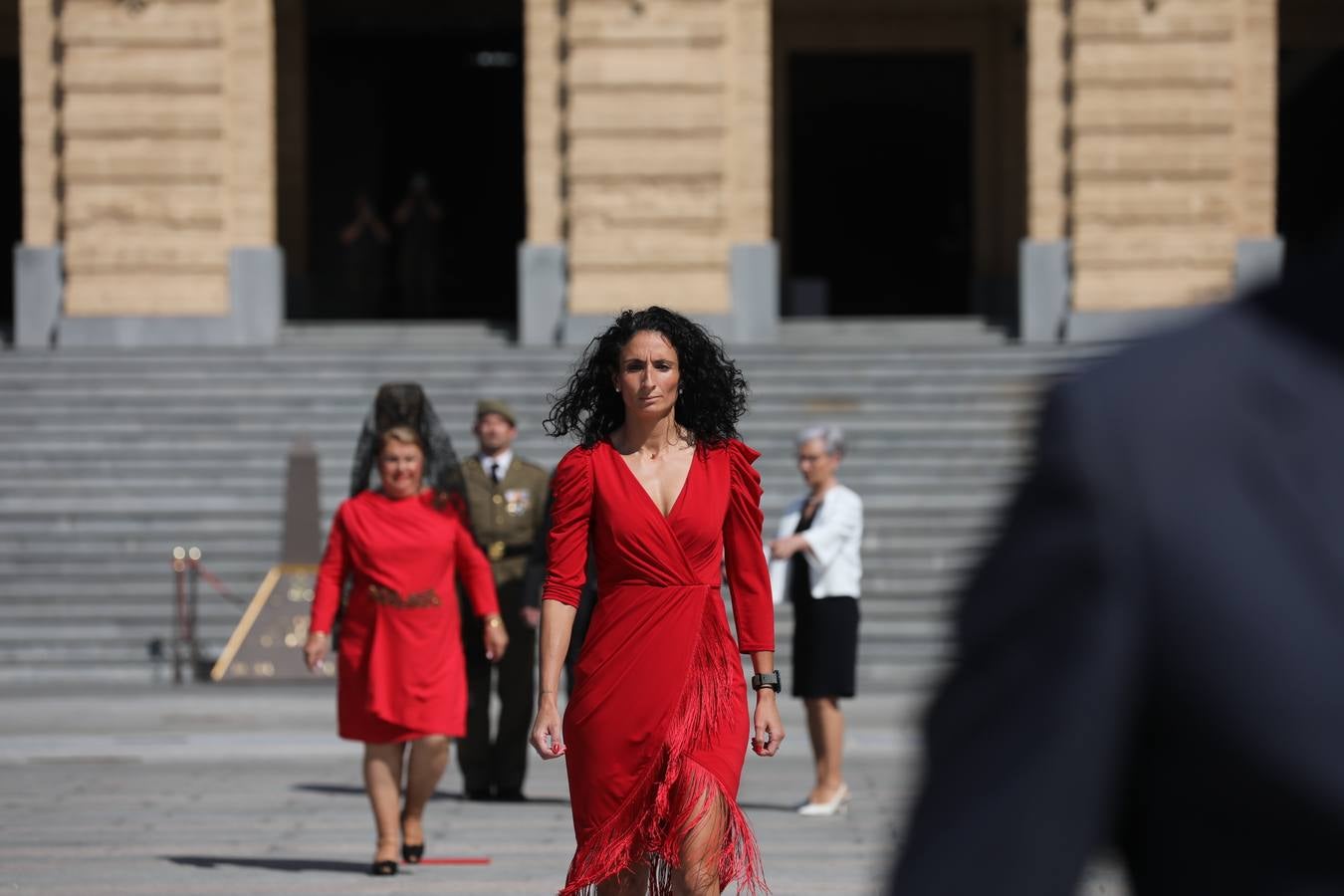 La jura de bandera civil cierra los actos por el Día de las Fuerzas Armadas en San Fernando