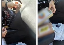 La Guardia Civil intercepta en Jerez un vehículo que transportaba más de cinco kilos de cocaína en un doble fondo en el salpicadero