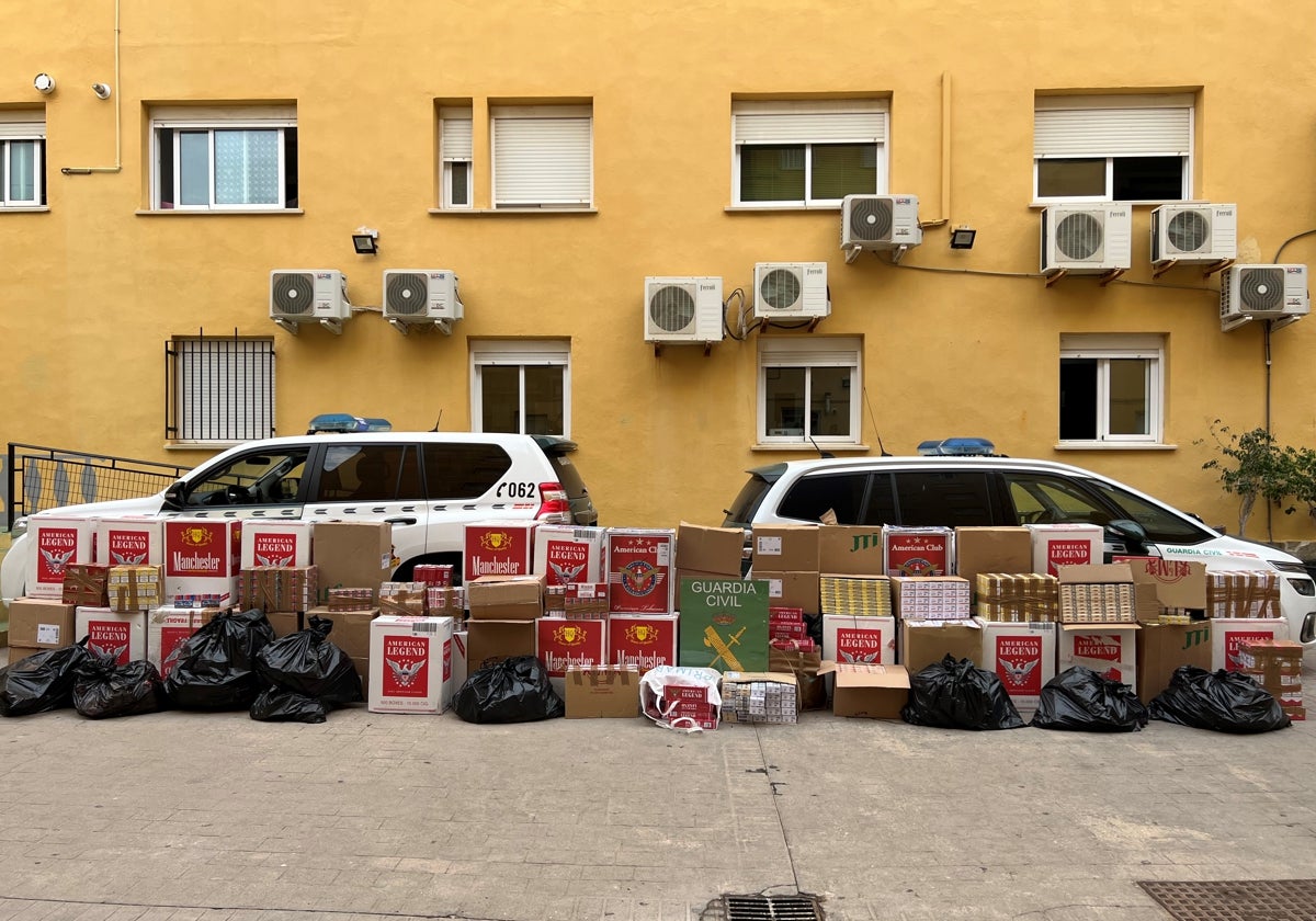 Cuatro detenidos en una operación de la Guardia Civil contra el contrabando de tabaco