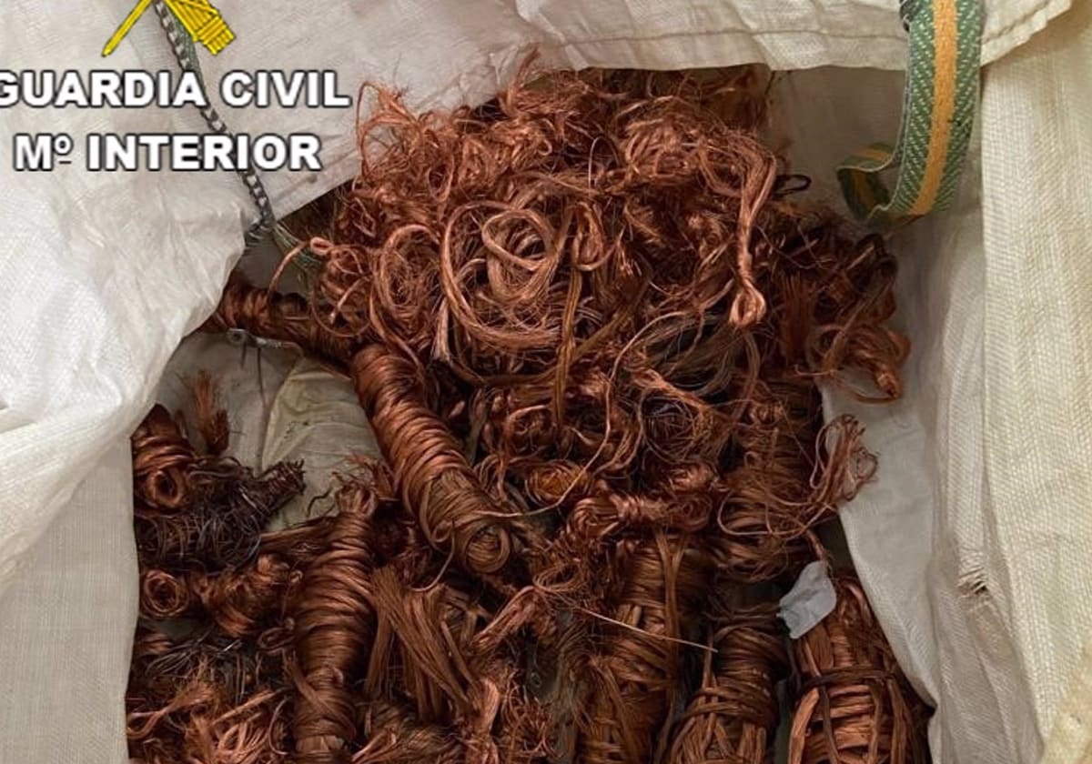 Siete detenidos por el robo de 3.000 kilos de cobre en tres plantas fotovoltáicas de Cádiz