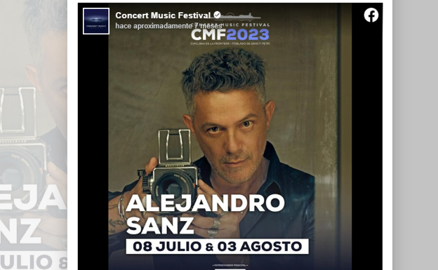 Alejandro Sanz califica como «concierto medicina» su actuación del próximo sábado en Cádiz