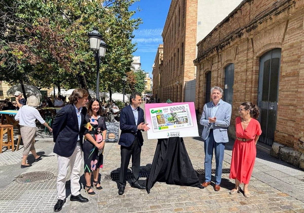 La ONCE dedica el cupón de este lunes a la calle Plocia de Cádiz