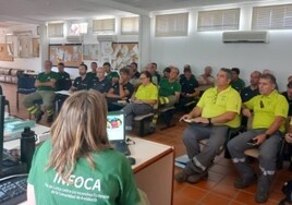 Infoca desarrolla una acción formativa en el Centro de Defensa Forestal de Alcalá de los Gazules