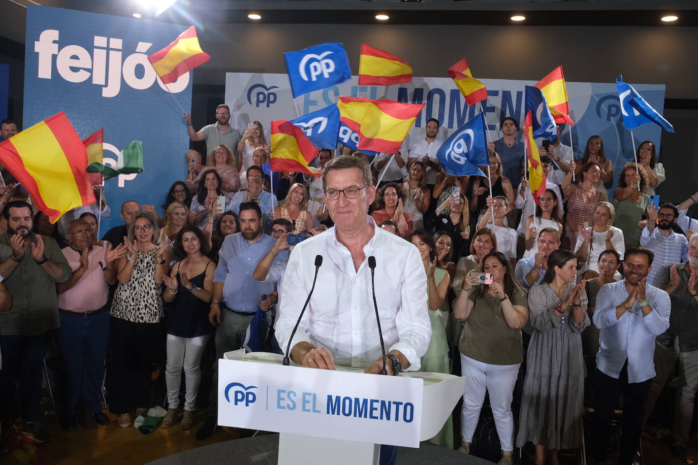 Fotos: Mitin de Feijóo en Cádiz