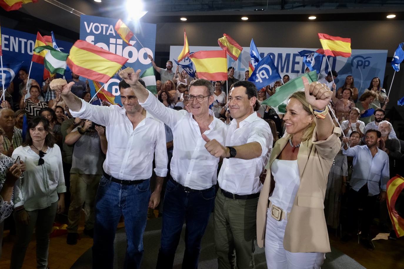 Fotos: Mitin de Feijóo en Cádiz