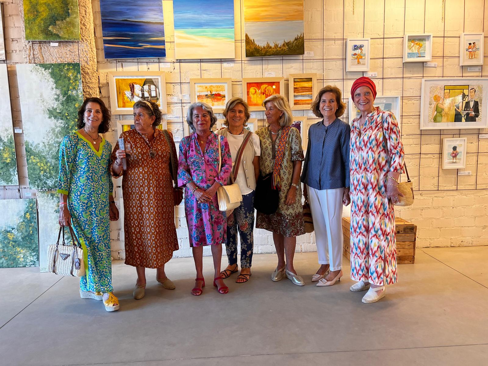 Mercedes Vázquez, Cristina Pérez de Guzmán, Lola Fernández Purón, Carmen Abascal, Marita Picardo, Susana Gómez y Almudena Maldonado