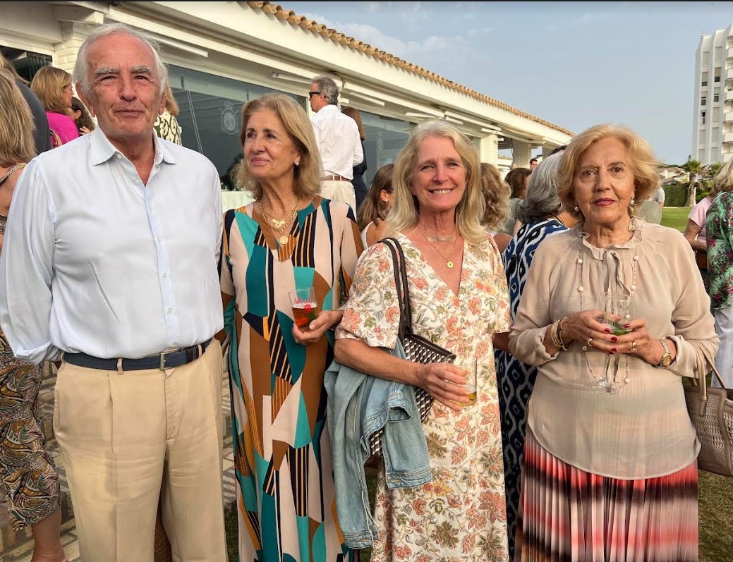 Manuel Cambas, Emiliana Fernández, Rocío Medina y Pilar Castaño