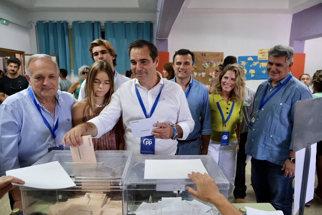 Fotos: Ambiente playero en una jornada electoral decisiva