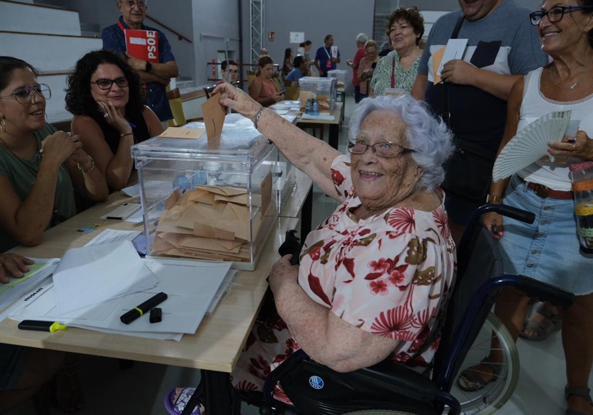 Votaciones en Cádiz este 23J