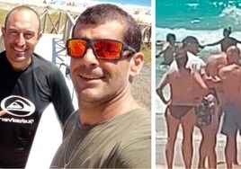 Mario y Unai, dos surfistas claves en el rescate de El Palmar: «Hubo momentos de pánico»