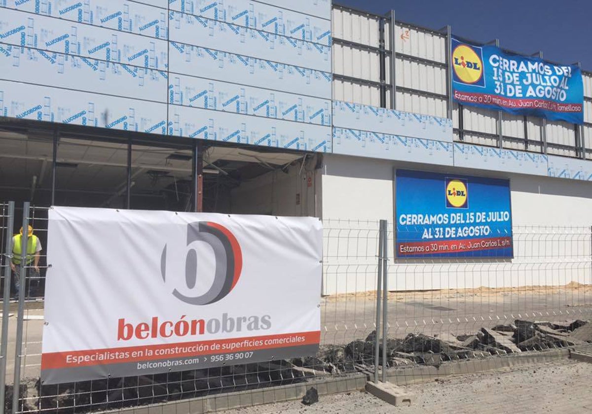 Belcón era una de las principales constructoras de tiendas de Lidl.