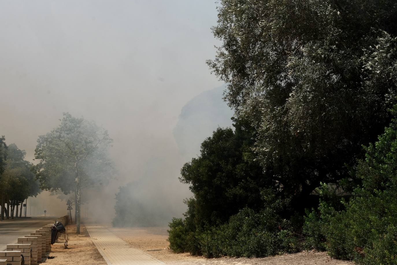 Fotos: el incendio en las Canteras de Puerto Real, en imágenes