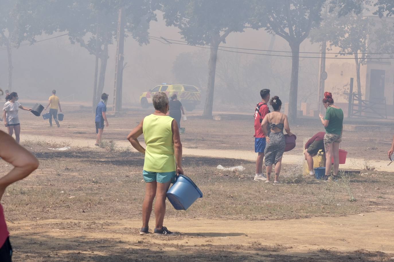 Fotos: el incendio en las Canteras de Puerto Real, en imágenes