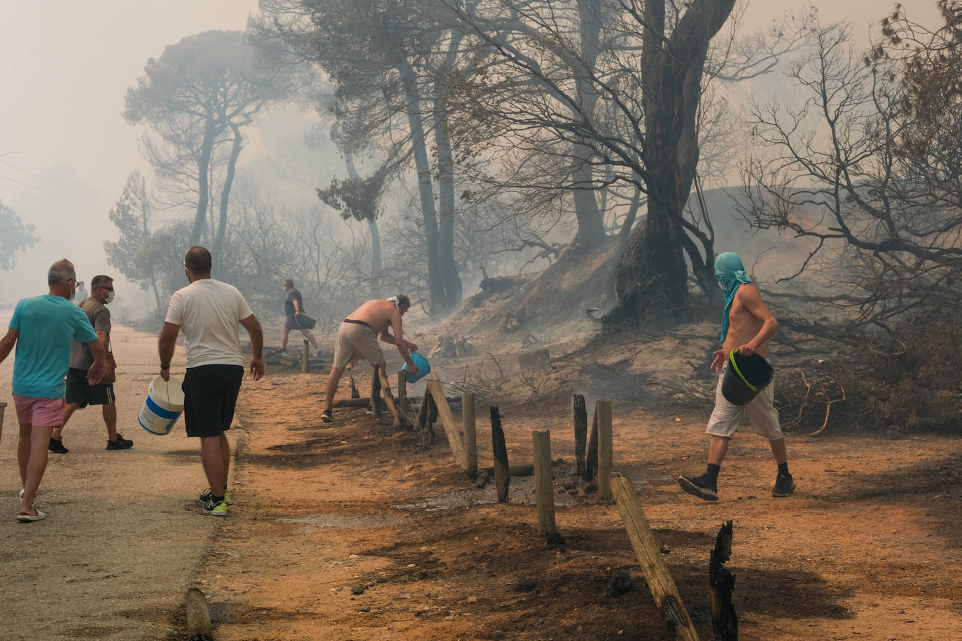 Así era el parque natural de Las Canteras y así ha quedado tras el incendio