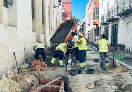Las obras de construcción del itinerario entre el casco bodeguero y la zona peatonal del casco histórico se encuentran ya al 20% de su ejecución