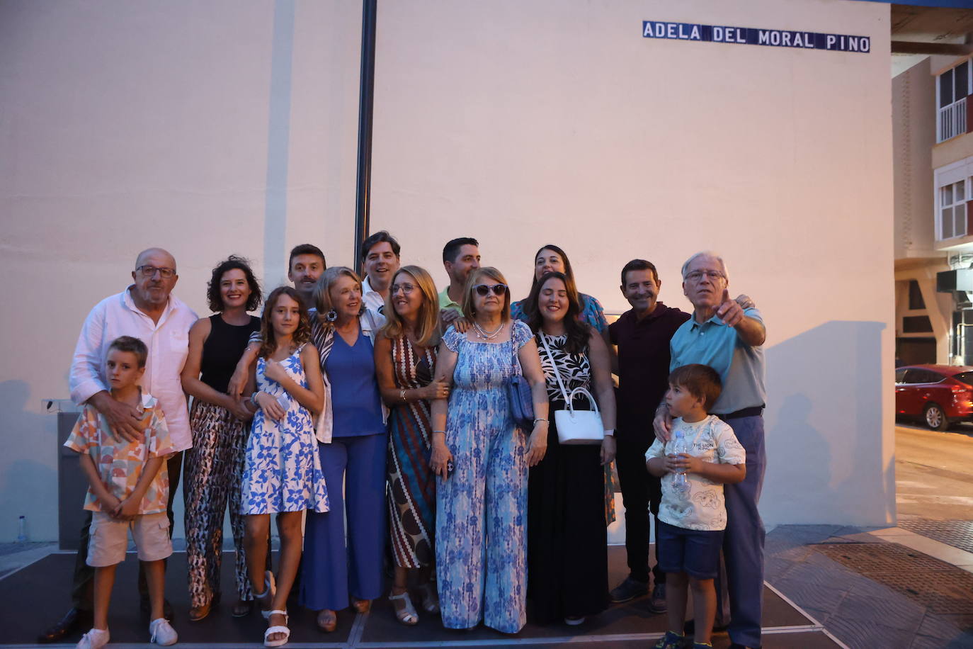 Fotos: Adela del Moral ya tiene su calle