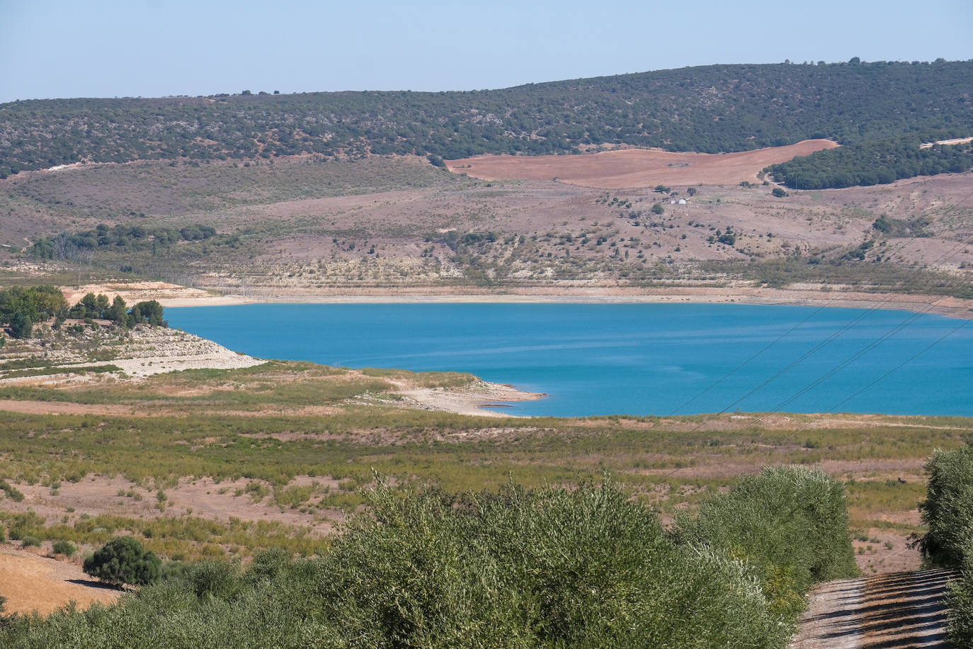 Fotos: El alarmante estado del embalse de Guadalcacín