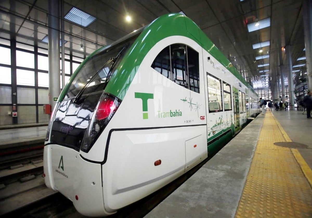 El Trambahía, el tranvía de la Bahía de Cádiz.