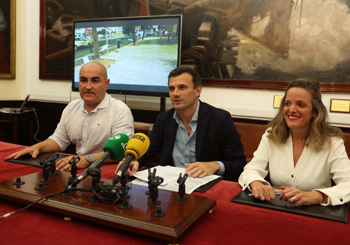 José Carlos Teruel,. Bruno García y Mayte González García-Negrotto.