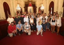 Los voluntarios y tripulantes en prácticas de la Gran Regata, los «embajadores de Cádiz»