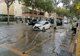 Vídeo: Inundaciones en Chipiona debido a las fuertes lluvias