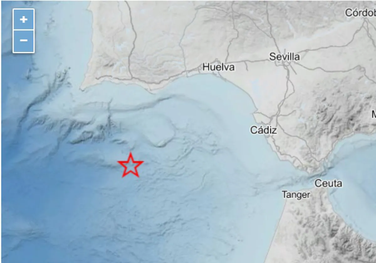 Terremoto en el Golfo de Cádiz