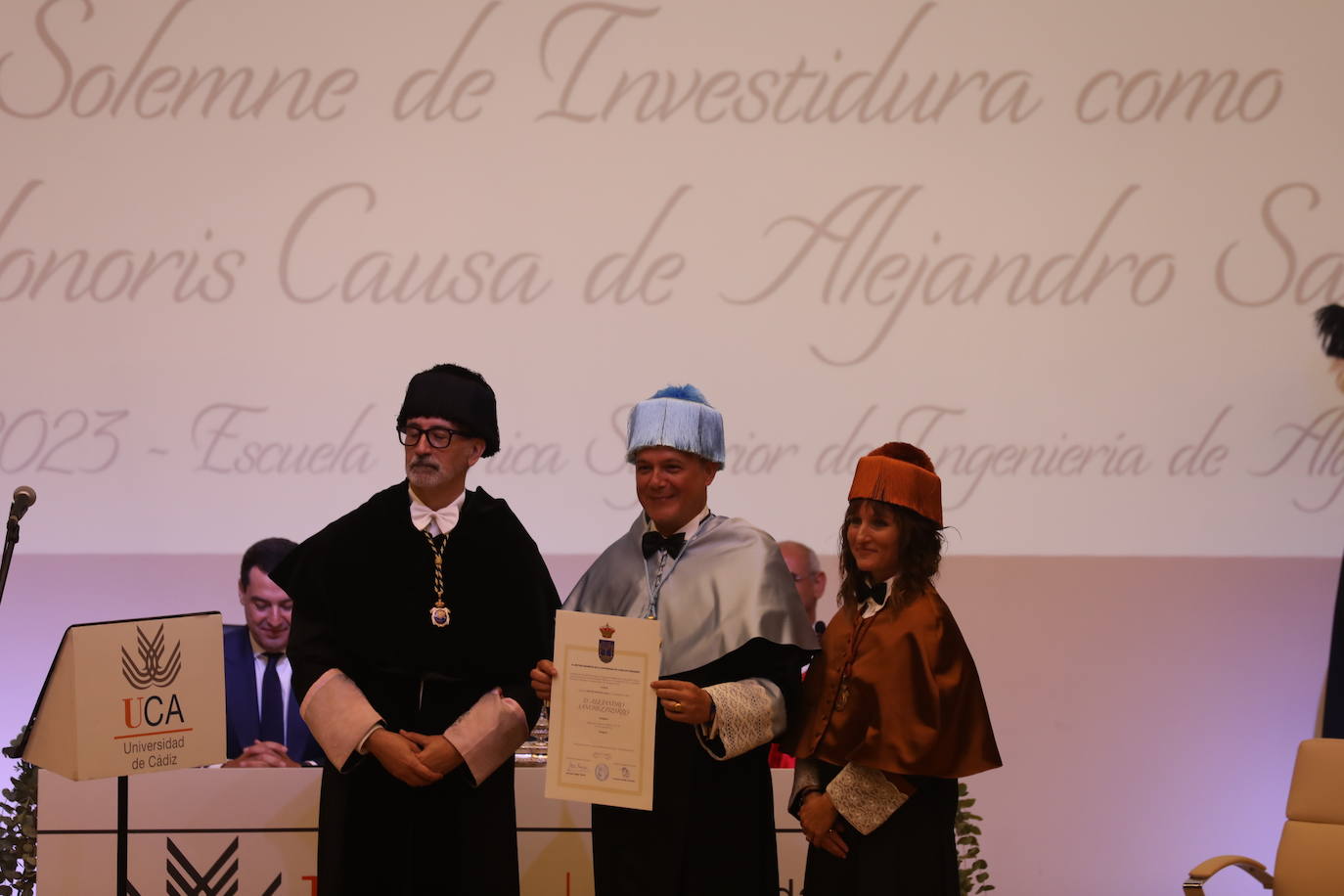 Fotos: Alejandro Sanz es investido doctor Honoris Causa de la Universidad de Cádiz