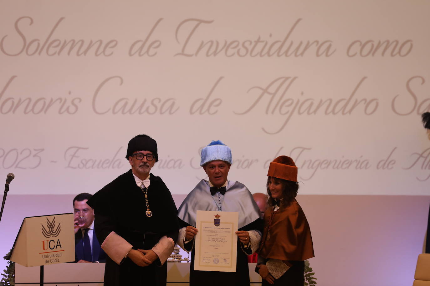 Fotos: Alejandro Sanz es investido doctor Honoris Causa de la Universidad de Cádiz