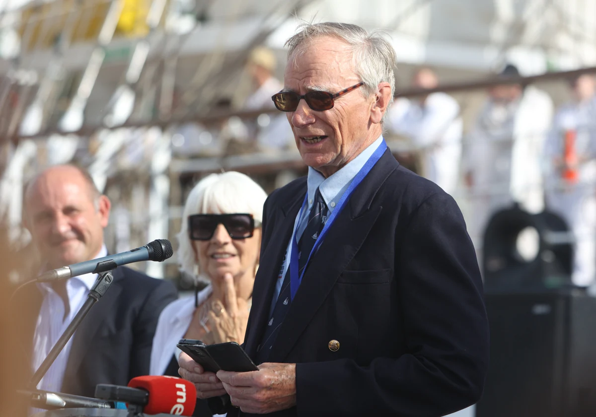 Jonathan Cheshire, presidente de la Sail Training International