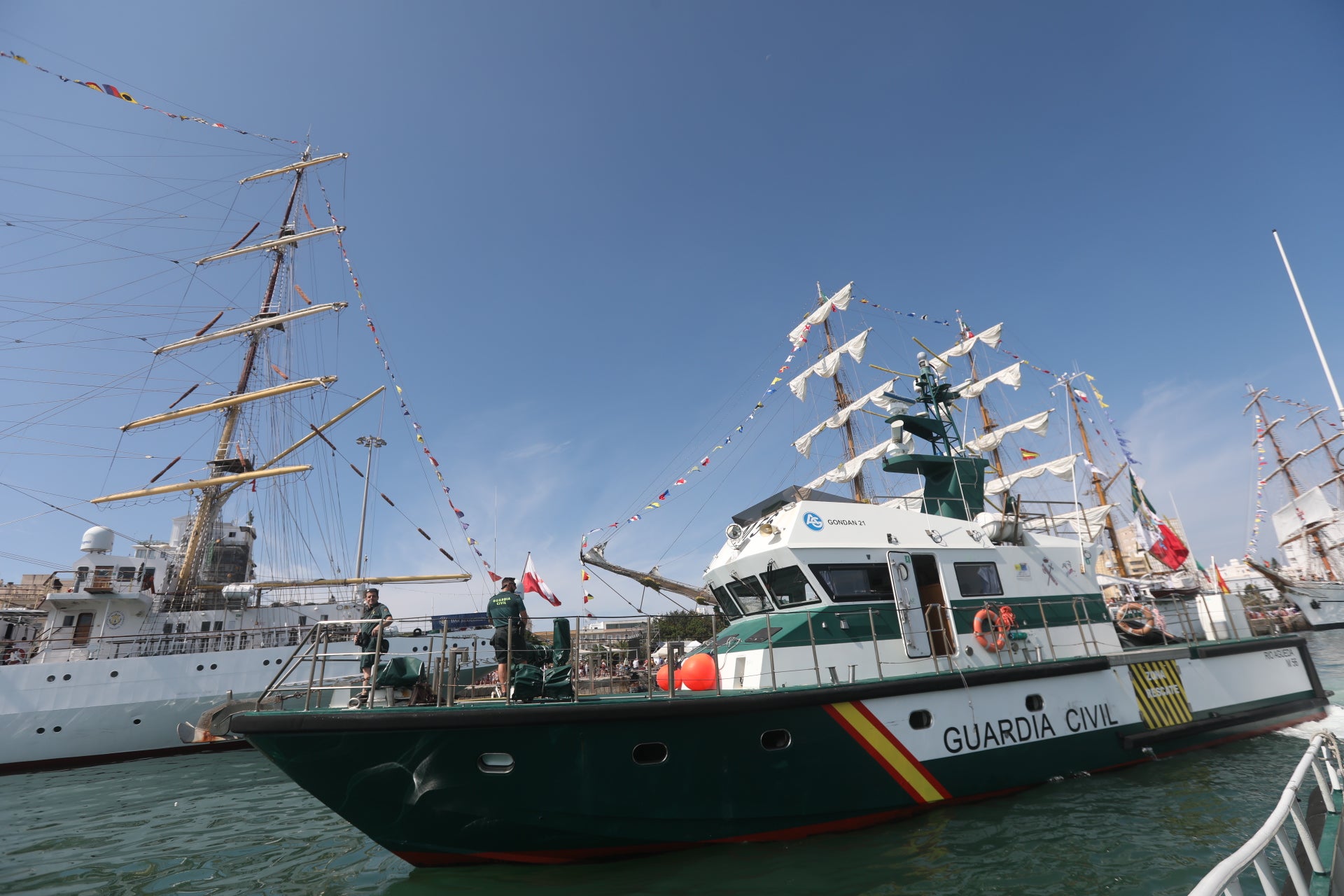 Fotos: Así trabaja el Servicio Marítimo de la Guardia Civil en la Gran Regata