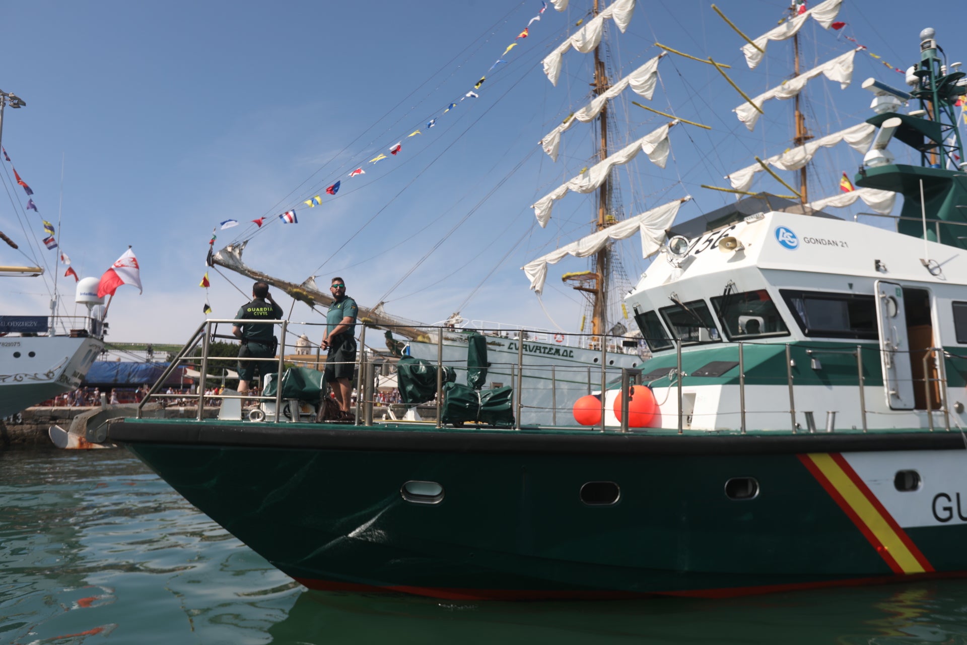 Fotos: Así trabaja el Servicio Marítimo de la Guardia Civil en la Gran Regata