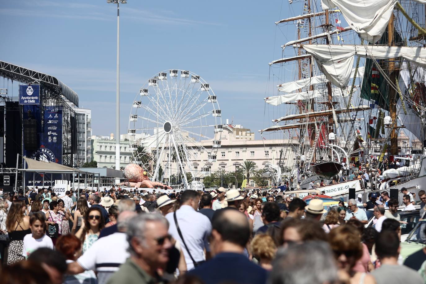 Fotos: La Gran Regata de Cádiz vive un sábado grande antes de la despedida a los veleros