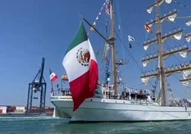 Cádiz despide al 'Cuauhtémoc' y a la Gran Regata 2023