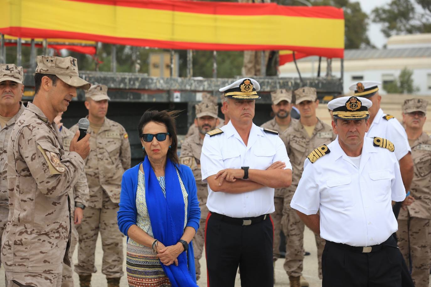 Fotos: Visita de Margarita Robles al Real Observatorio y al &#039;Tercio de la Armada&#039; de San Fernando