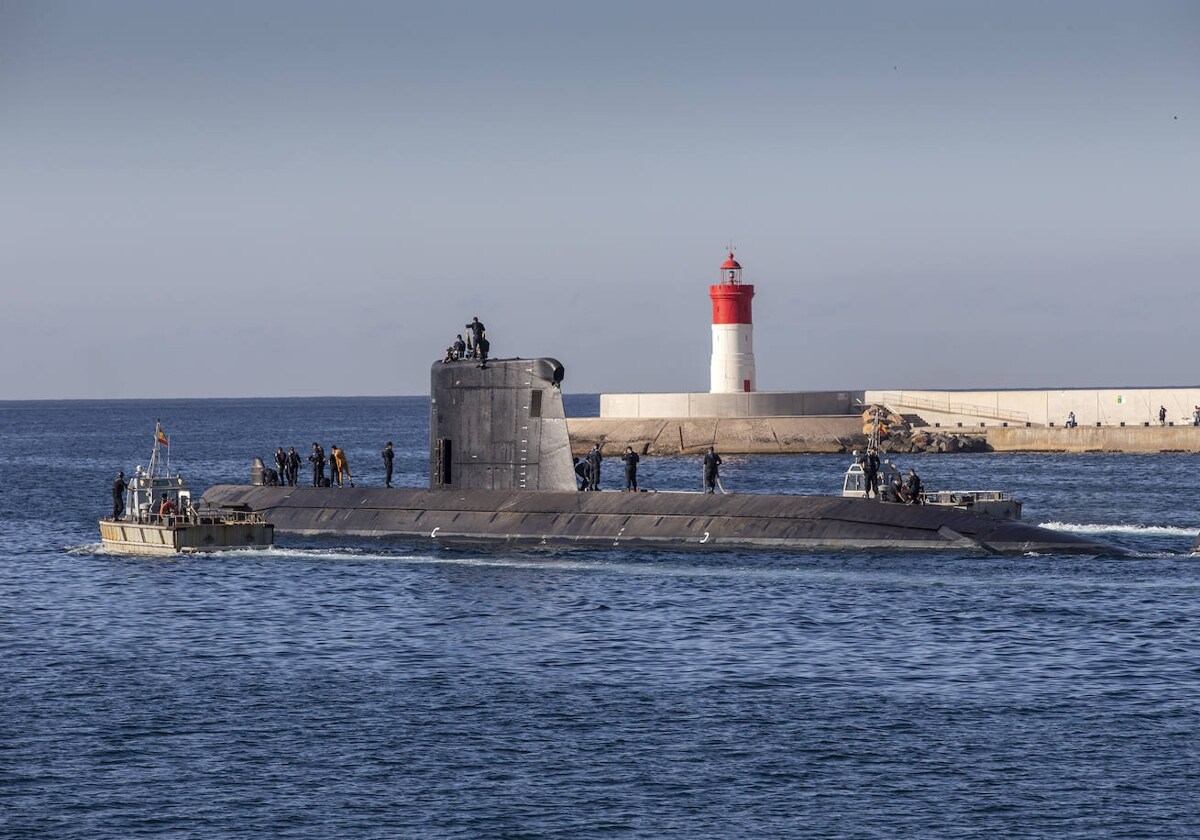Submarino Galerna en Cartagena.