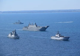 El Grupo de Combate Expedicionario 'Dédalo-23' vuelve a desplegar en el Mediterráneo