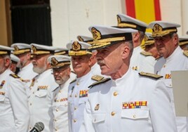 El nuevo general comandante del Tercio de Armada, José María Sanz Alisedo, jura su cargo