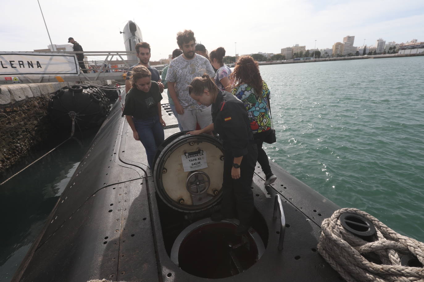 Fotos: El submarino de la Armada, &#039;Galerna&#039;, llega a Cádiz