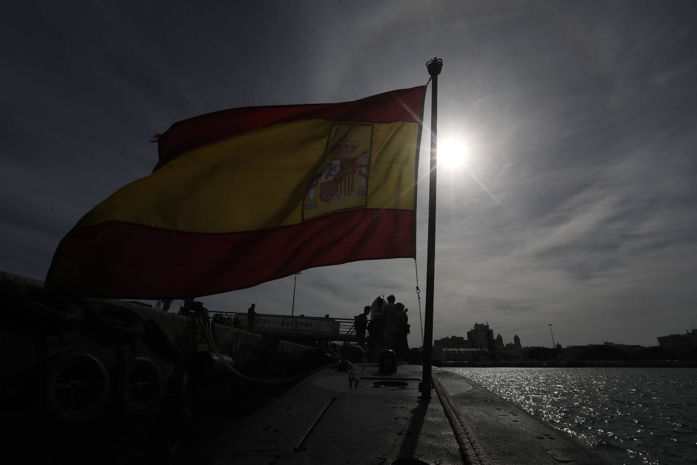 Fotos: El submarino de la Armada, &#039;Galerna&#039;, llega a Cádiz