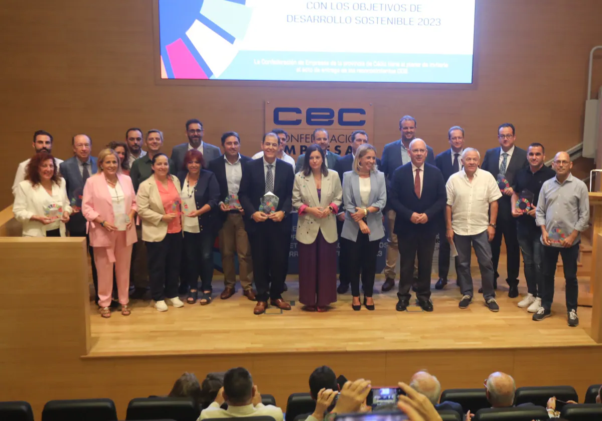 La Confederación de Empresarios reconoce a estas 18 empresas de la provincia de Cádiz su compromiso con el desarrollo sostenible