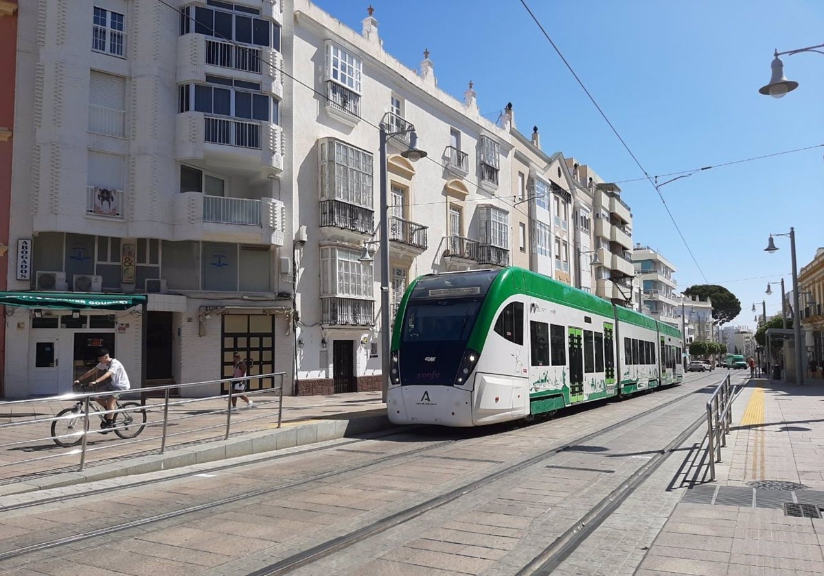 Trambahía en San Fernando.